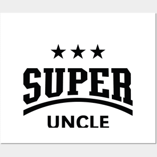 Super Uncle (Black) Posters and Art